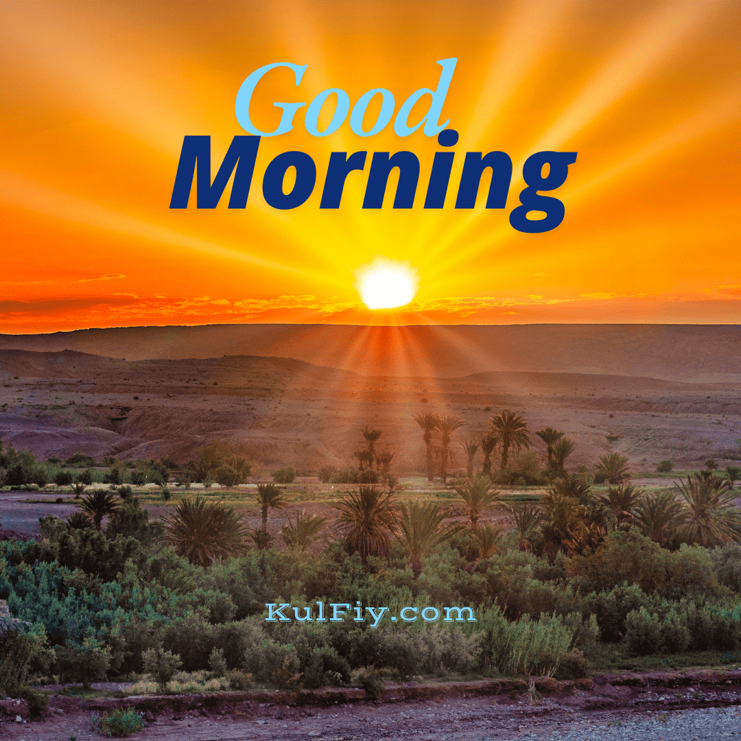 Bright sunrise good morning images
