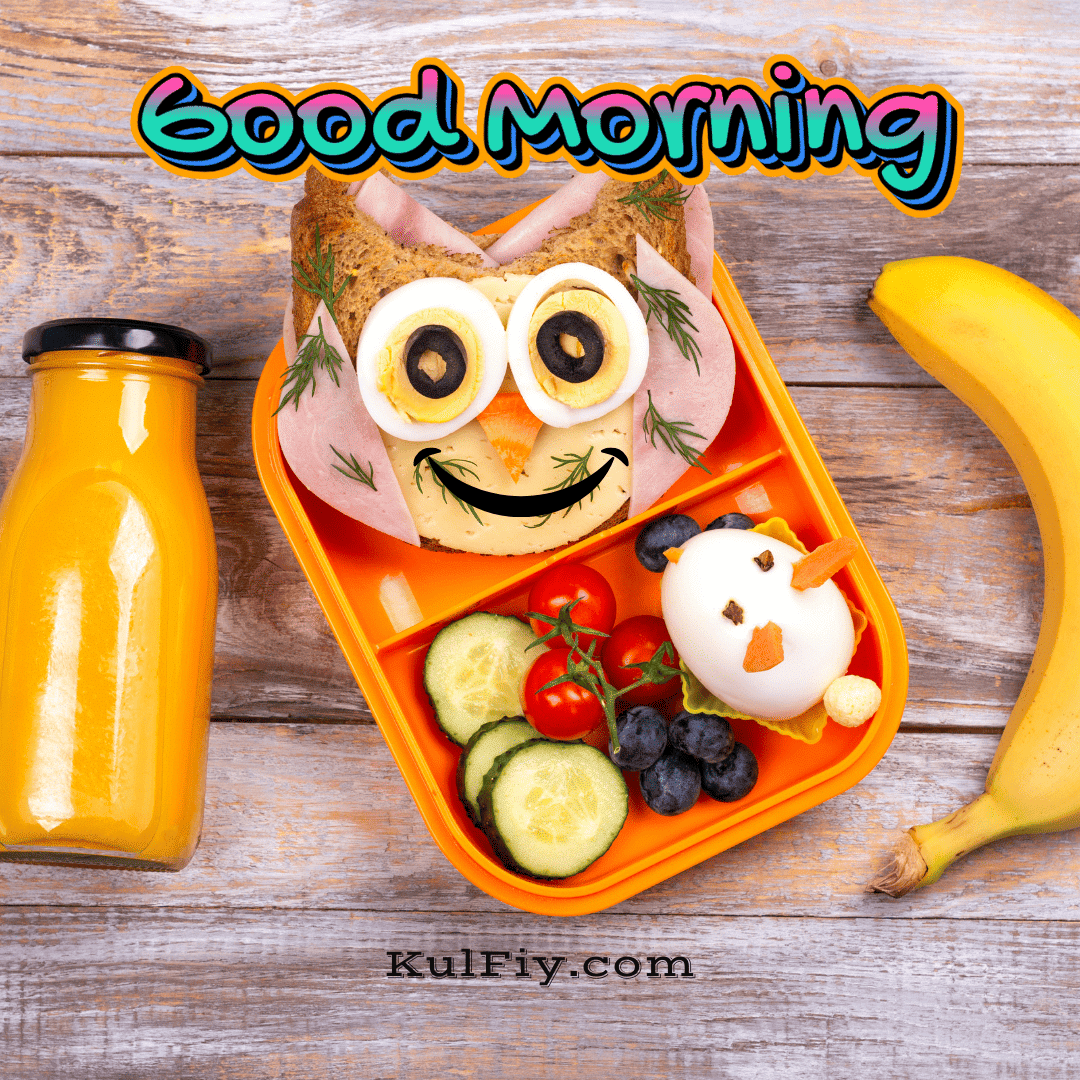 Fruit smile good morning images