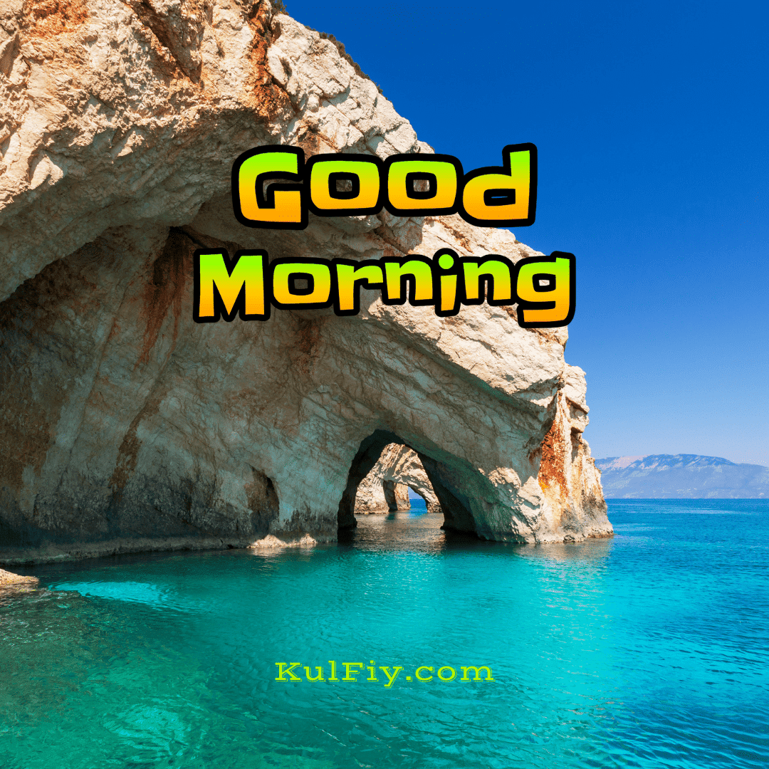 Good morning images with beautiful sea view