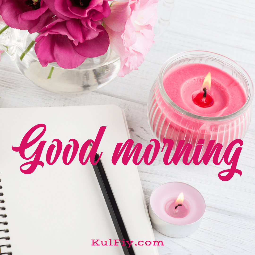 Good morning images with candle