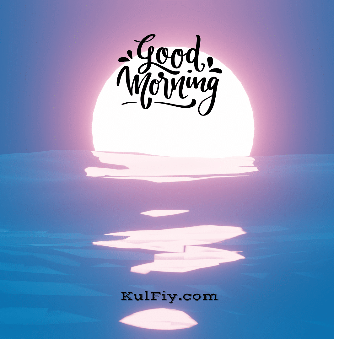 Rising sun sunrise good morning images with water shadow