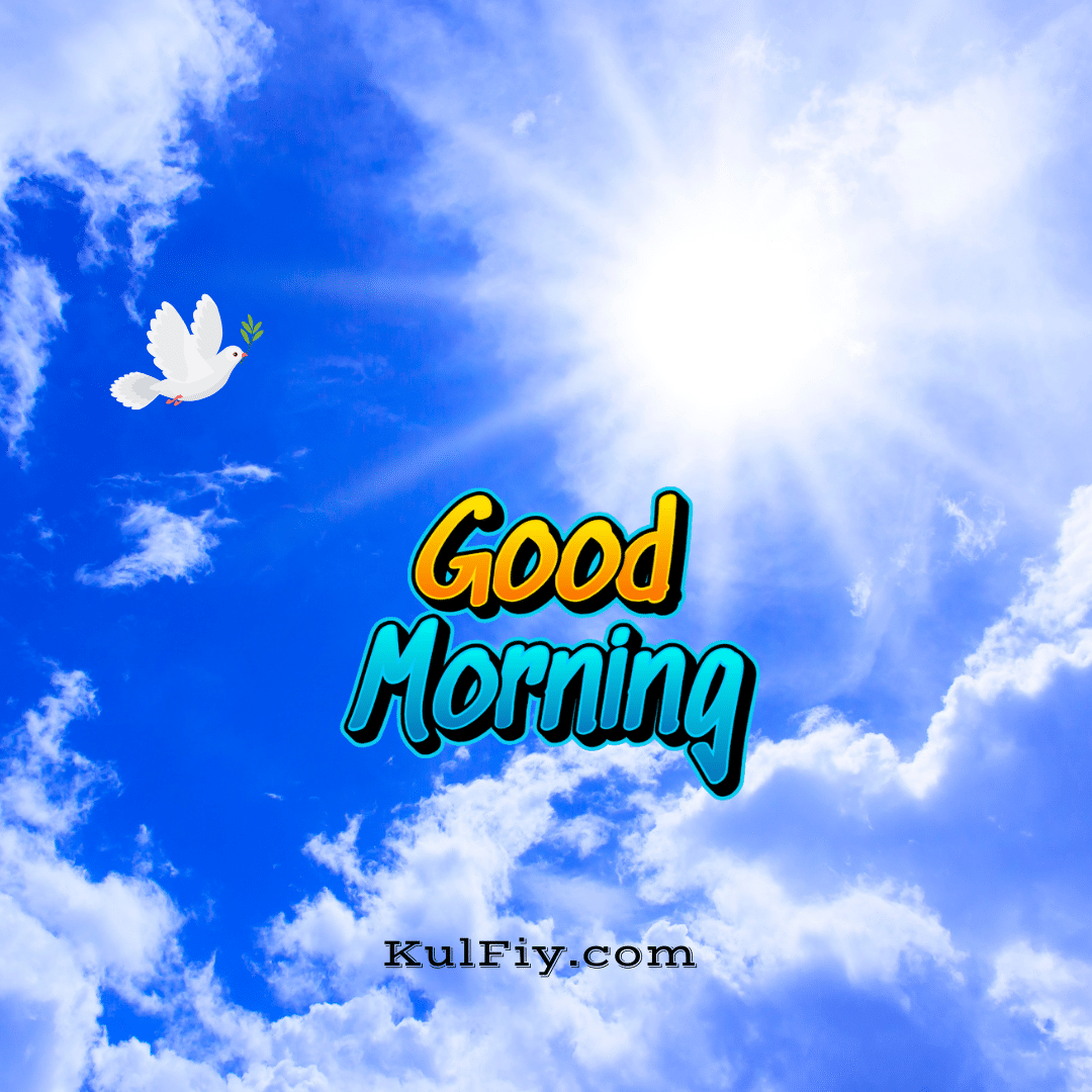Sky with sun good morning images